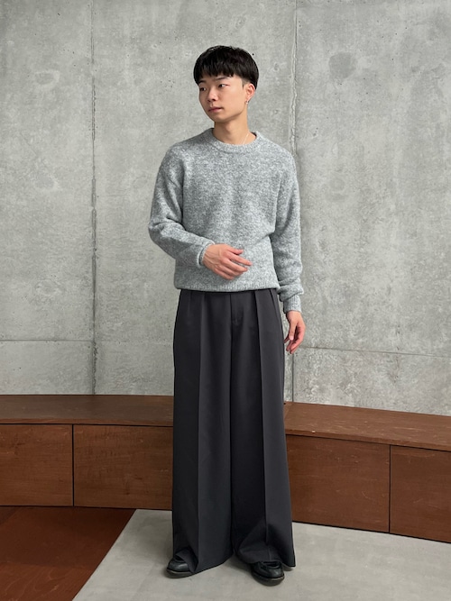 Wide straight slacks / ワイドストレートスラックス
