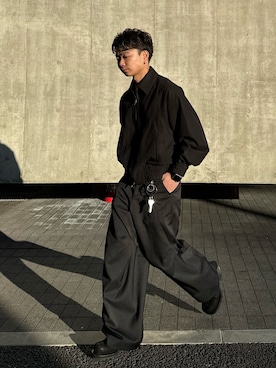 「アイテム（ブルゾン）」を使った、ひびさん（メンズ・169cm・20代）の春コーディネート