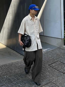 「低身長ファッション」｜ひびさん（メンズ・168cm）の夏コーディネート