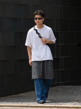 「order（オーダー）のアイテム」を使った、ひびさん（メンズ・168cm）の夏コーディネート