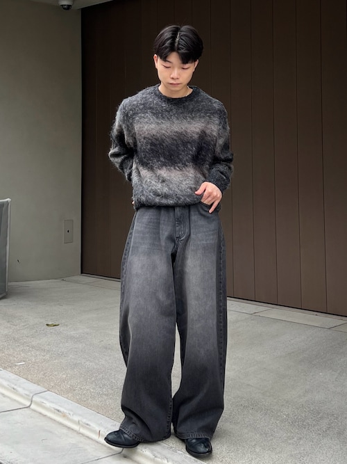 dries van noten グラデーションニット Wool blend gradation knit / ウールブレンドグラデーションニット