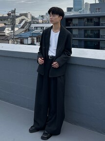 SINSS（シンス）の「Tweed double tailored jacket / ツイードダブル