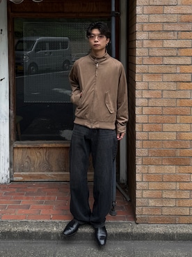 「SINSS（シンス）のアイテム（ジャケット/アウター）」を使った、ひびさん（メンズ・168cm）の秋コーディネート