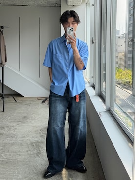 「Fun & Daily（ファンアンドデイリー）のアイテム（スマホケース/カバー）」を使った、ひびさん（メンズ・168cm）の夏コーディネート