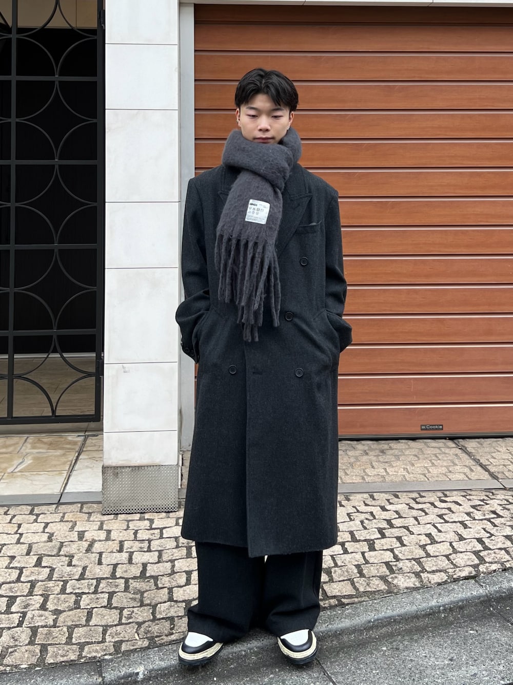 Classic Wool Blend Tweed Coat / クラシックウールブレンドツイード