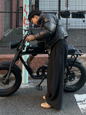 「アイテム（手袋）」を使った、ひびさん（メンズ・168cm）の冬コーディネート