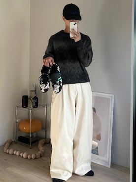 「アイテム（スニーカー）」を使った、ひびさん（メンズ・168cm・20代）の秋コーディネート