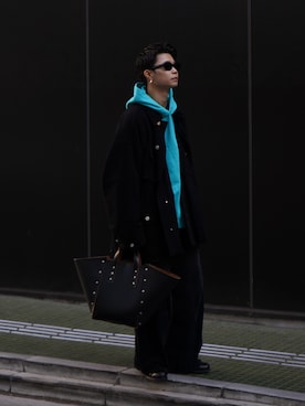 ひびさん（メンズ・169cm）の冬コーディネート