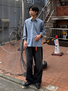「SINSS（シンス）のアイテム（アクセサリー）」を使った、ひびさん（メンズ・168cm）の秋コーディネート