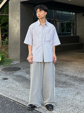 「STUDIOUS（ステュディオス）のアイテム（ブーツ）」を使った、ひびさん（メンズ・168cm）の夏コーディネート