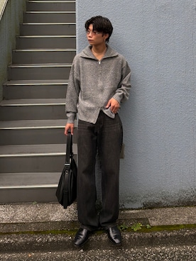 「SINSS（シンス）のアイテム」を使った、ひびさん（メンズ・168cm）の秋コーディネート