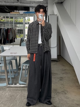 「アイテム（スマホケース/カバー）」を使った、ひびさん（メンズ・168cm）の夏コーディネート