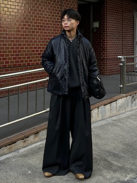 「A.D.S.R.（エーディーエスアール）のアイテム」を使った、ひびさん（メンズ・168cm）の冬コーディネート