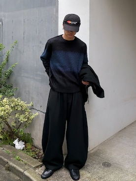 「アイテム（イヤーカフ）」を使った、ひびさん（メンズ・168cm）の秋コーディネート