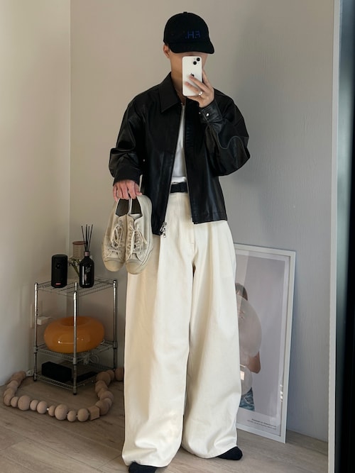 セール】Seam line zip blouson / シームラインジップブルゾン