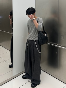 「アイテム（財布/小物）」を使った、ひびさん（メンズ・168cm）の秋コーディネート