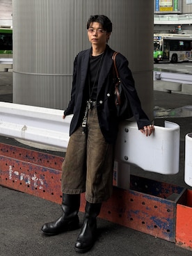 「SINSS（シンス）のアイテム」を使った、ひびさん（メンズ・168cm）の秋コーディネート