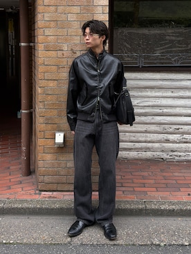 「SINSS（シンス）のアイテム（ジャケット/アウター）」を使った、ひびさん（メンズ・168cm）の秋コーディネート