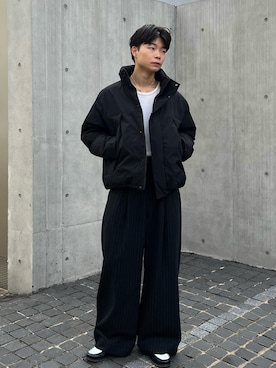 「アイテム（タンクトップ）」を使った、ひびさん（メンズ・168cm）の秋コーディネート