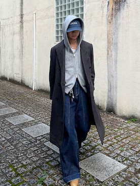 「アイテム（トレンチコート）」を使った、ひびさん（メンズ・168cm）の秋コーディネート