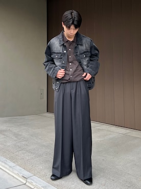「アイテム（スリッポン）」を使った、ひびさん（メンズ・168cm）の夏コーディネート