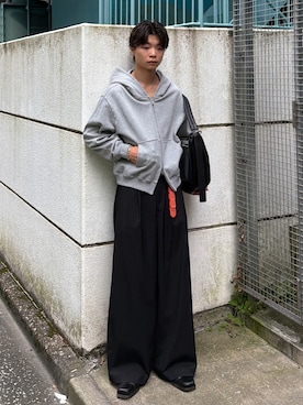 「SINSS（シンス）のアイテム（ショルダーバッグ）」を使った、ひびさん（メンズ・168cm）の秋コーディネート