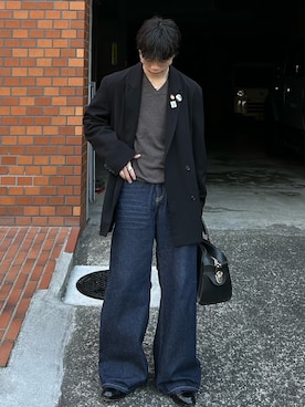 「SANDERS（サンダース）のアイテム」を使った、ひびさん（メンズ・168cm）の春コーディネート