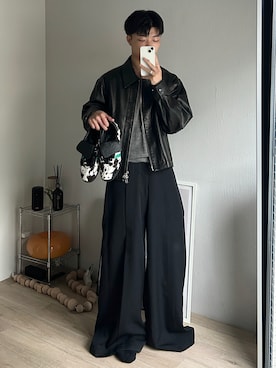 「アイテム（ブルゾン）」を使った、ひびさん（メンズ・168cm・20代）の秋コーディネート