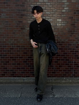 ひびさん（メンズ・168cm）の春コーディネート