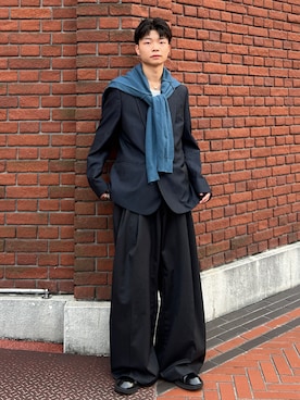 「アイテム（テーラードジャケット）」を使った、ひびさん（メンズ・168cm・20代）の秋コーディネート