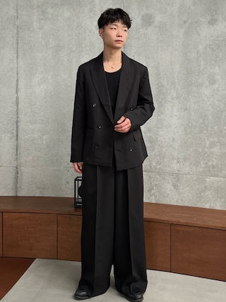 STRAIGHT SLACKS サイズ44 別注 WIDE ONE TUCK STRAIGHT SLACKS（スラックス）｜Jieda