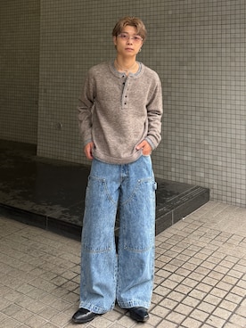 「SINSS（シンス）のアイテム（パンツ）」を使った、ひびさん（メンズ・168cm）の秋コーディネート