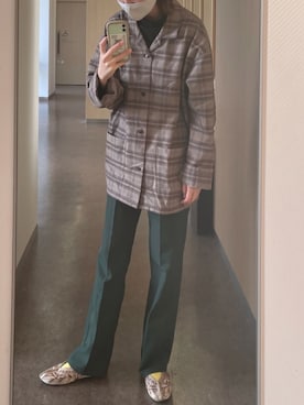 「RETRO GIRL（レトロガール）のアイテム（その他シューズ）」を使った、Moeriさん（レディース・163cm）の冬コーディネート