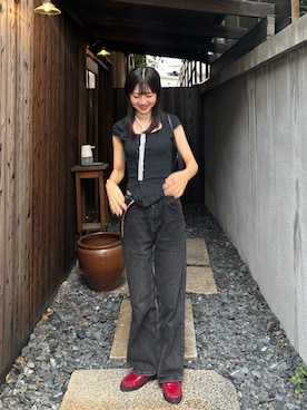 「shein」｜Moeriさん（レディース・165cm・20代）の秋コーディネート