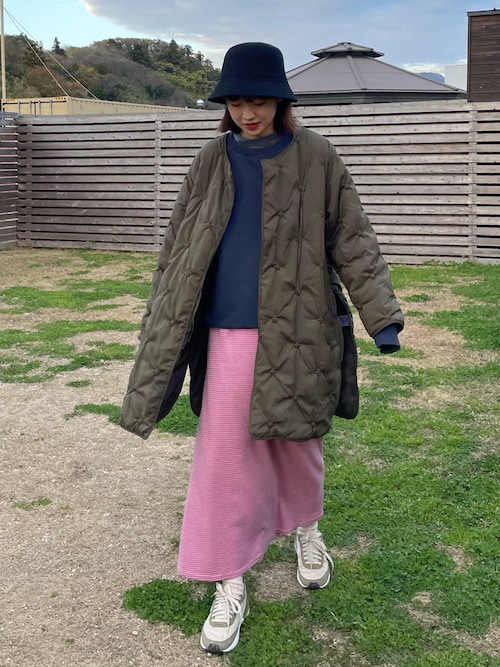 Nao★Kastane カスタネ＊キルティングマキシボリュームコート Nao☆Kastane カスタネ＊キルティングマキシボリュームコート Nao