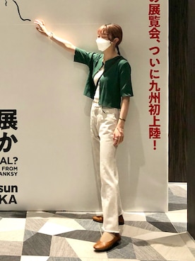 「LIAN」｜Moeriさん（レディース・163cm）の夏コーディネート