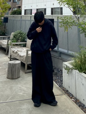 「UNIQLO（ユニクロ）のアイテム（パーカー）」を使った、kojiさん（メンズ・174cm）の秋コーディネート