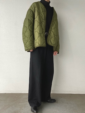 「CHAMULA（チャムラ）のアイテム」を使った、kojiさん（メンズ・173cm）の秋コーディネート