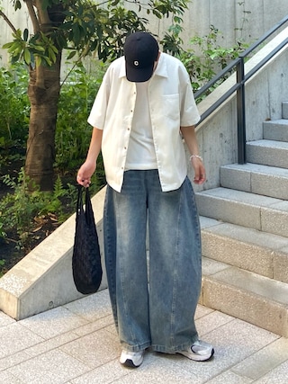 「LUENNA(ルエナ)の【LUENNA】 Oval Double Ring Chain Bracelet / オーバルダブルリングチェーンブレスレット(ブレスレット)」を使った、kojiさん(メンズ・174cm)の春コーディネート