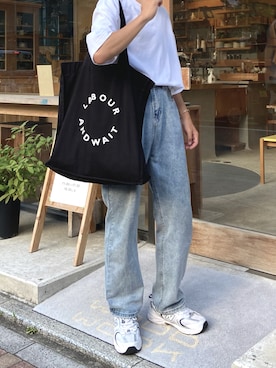 「LABOUR AND WAIT（レイバーアンドウェイト）のアイテム」を使った、kojiさん（メンズ・173cm）の夏コーディネート