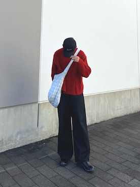 「COS（コス）のアイテム（パンツ）」を使った、kojiさん（メンズ・173cm）の秋コーディネート