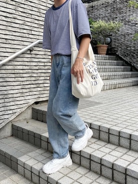 「ART OF BLACK（アートオブブラック）のアイテム」を使った、kojiさん（メンズ・173cm）の夏コーディネート