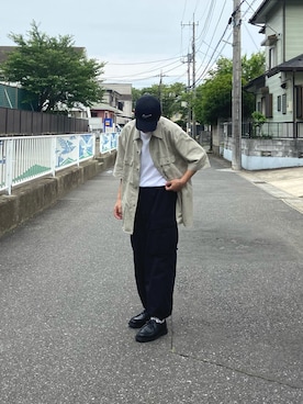 「アイテム（ドレスシューズ）」を使った、kojiさん（メンズ・173cm）の夏コーディネート