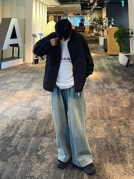 「codegraphy（コードグラフィー）のアイテム」を使った、kojiさん（メンズ・174cm）の夏コーディネート