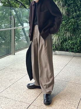 「COS（コス）のアイテム（ジャケット/アウター）」を使った、kojiさん（メンズ・173cm）の秋コーディネート