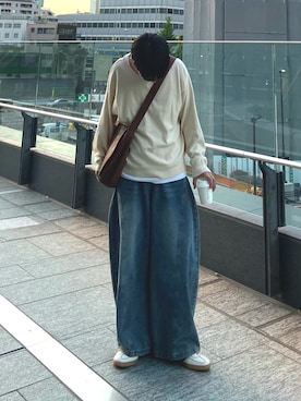 「REBALANCE（リバランス）のアイテム」を使った、kojiさん（メンズ・174cm）の春コーディネート