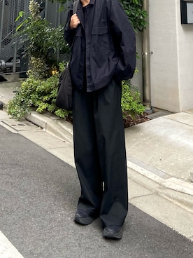 「Adoon plain（アドーンプレーン）のアイテム（パンツ）」を使った、kojiさん（メンズ・174cm）の秋コーディネート