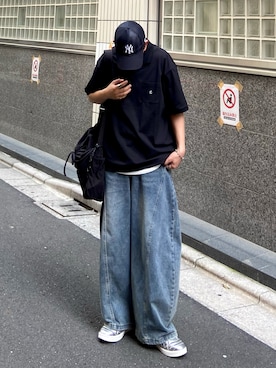 「UMBRO（アンブロ）のアイテム」を使った、kojiさん（メンズ・174cm）の春コーディネート