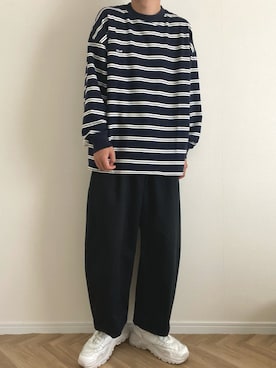 「ASEEDONCLOUD（アシードンクラウド）のアイテム」を使った、kojiさん（メンズ・173cm）の秋コーディネート