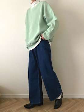 「CHAMULA（チャムラ）のアイテム」を使った、kojiさん（メンズ・173cm）の秋コーディネート